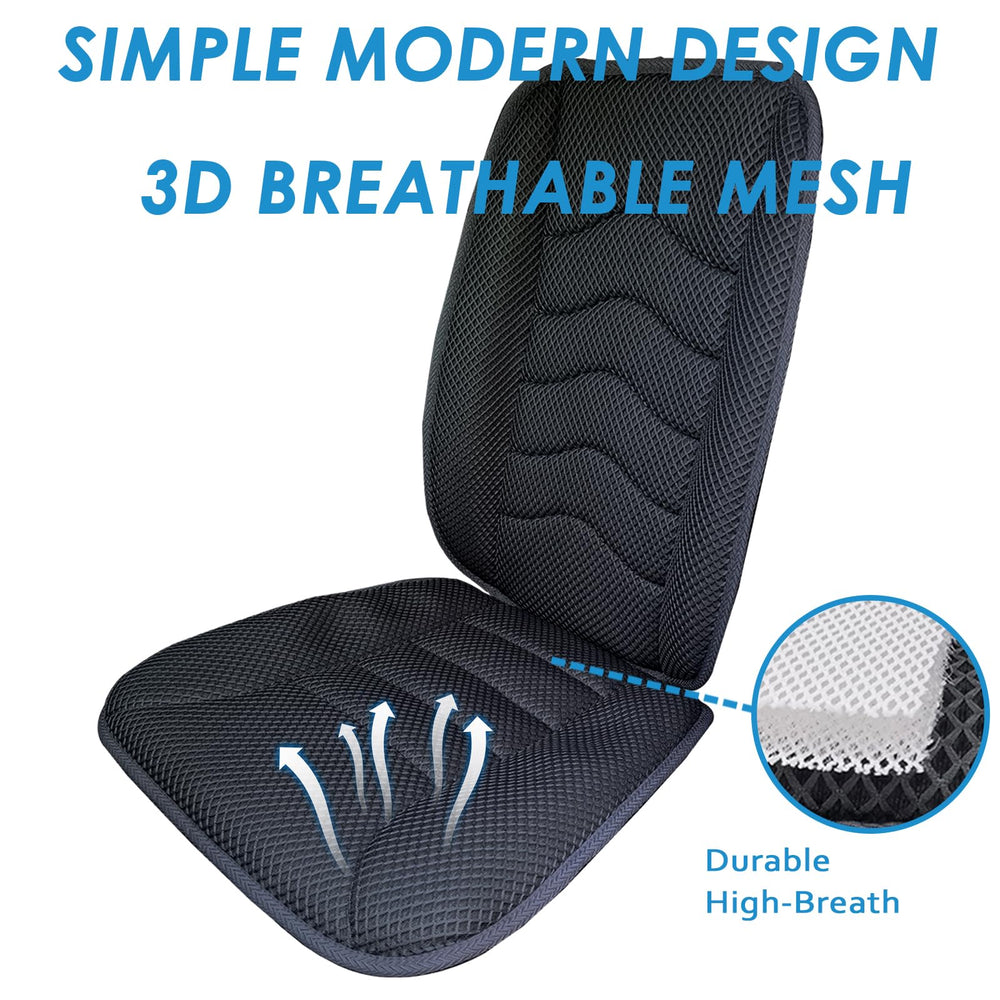 AEROiVi silicone non-slip base preventing cushion movement during driving