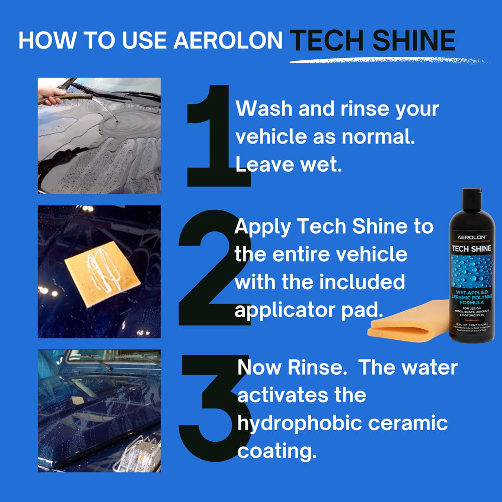 Aerolon close-up of glossy surface texture highlighting deeper paint depth