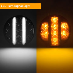 Aexploer close-up of white vertical LED bar highlighting brightness and style