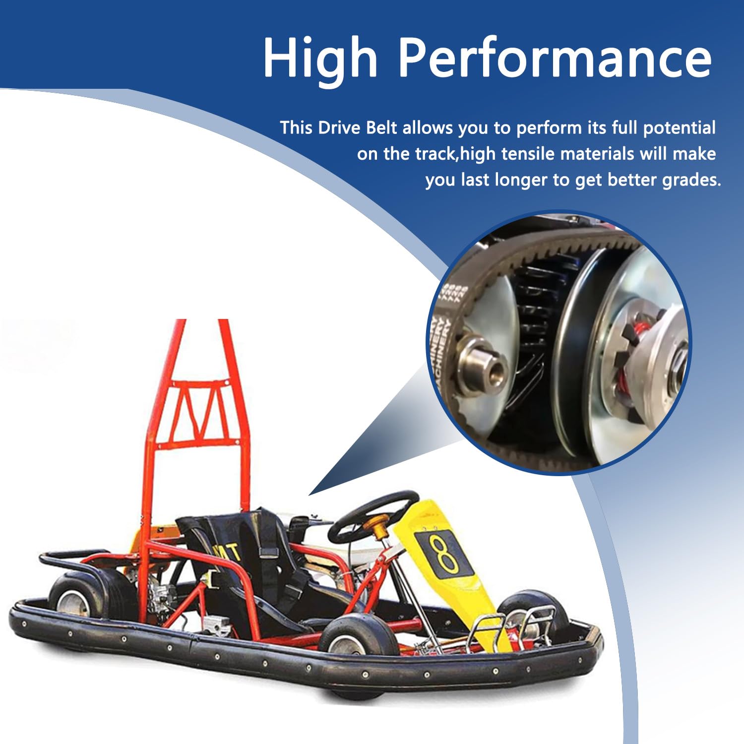 AFEISOL belt flexed to show material resilience and heat-resistant benefit