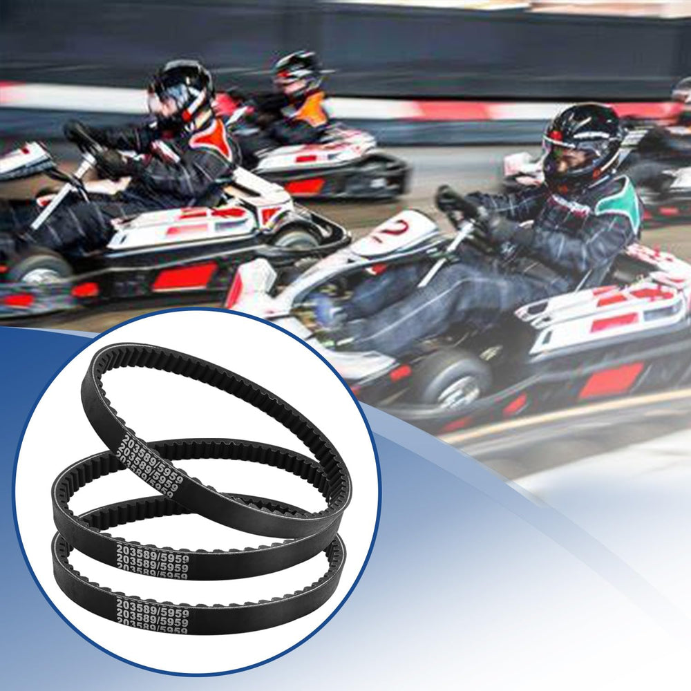AFEISOL belt installed on go kart torque converter improving power transfer