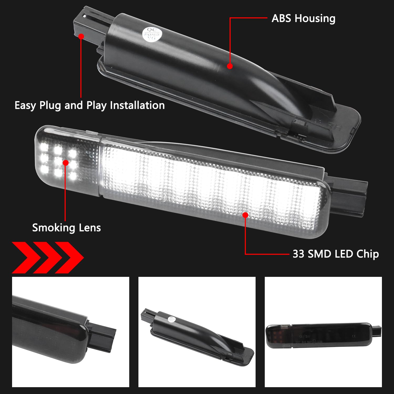 AFEISOL mounted in rear door illustrating even interior illumination