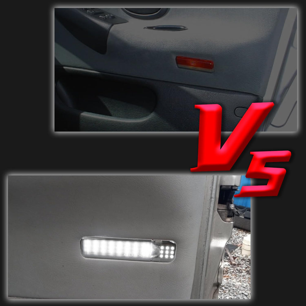 AFEISOL nighttime vehicle entry scene showing safer door-area lighting