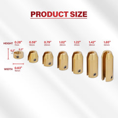 AFEISOL array of seven weight sizes showing selection for precise balancing