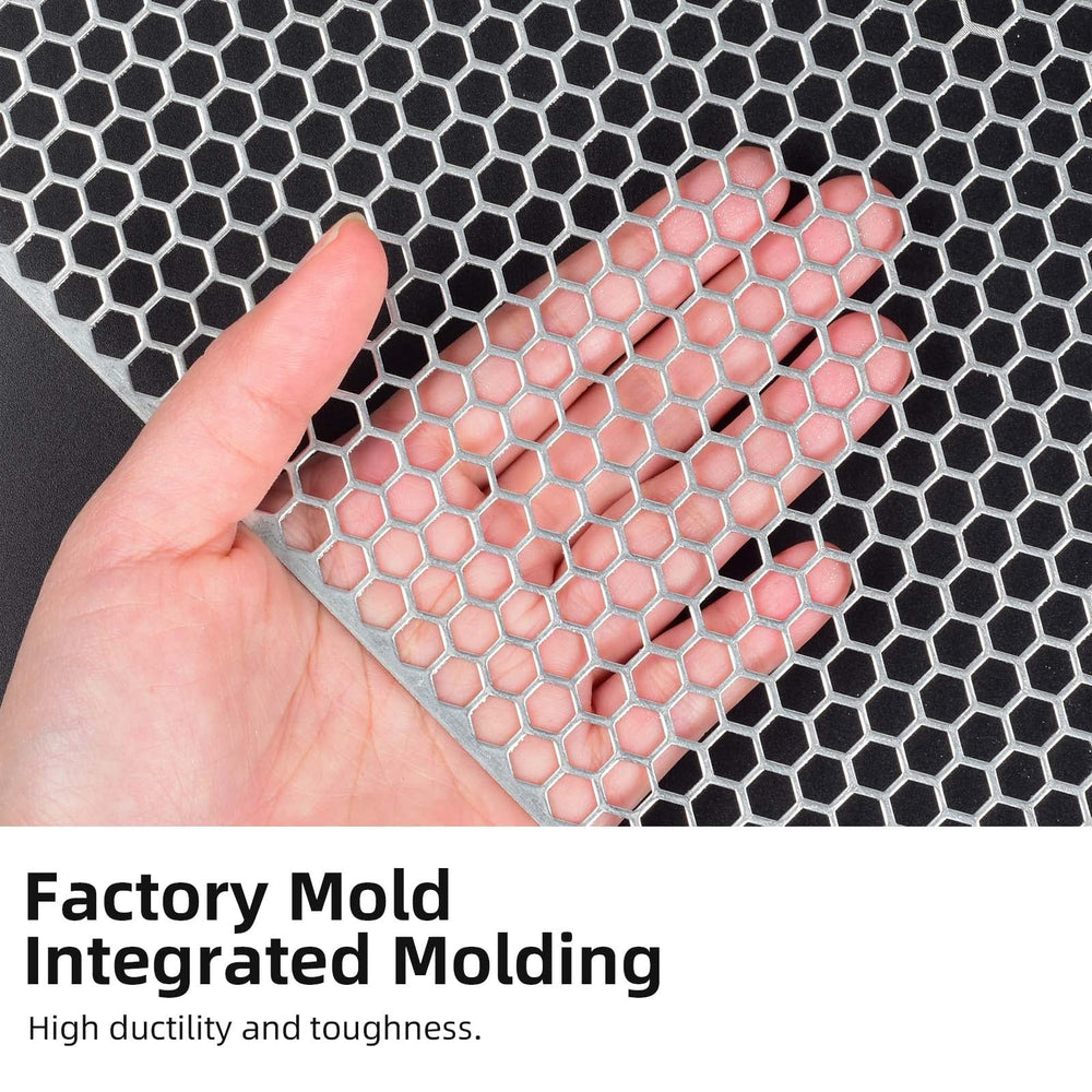 AggAuto trimmed mesh shaped to fit demonstrating easy customization