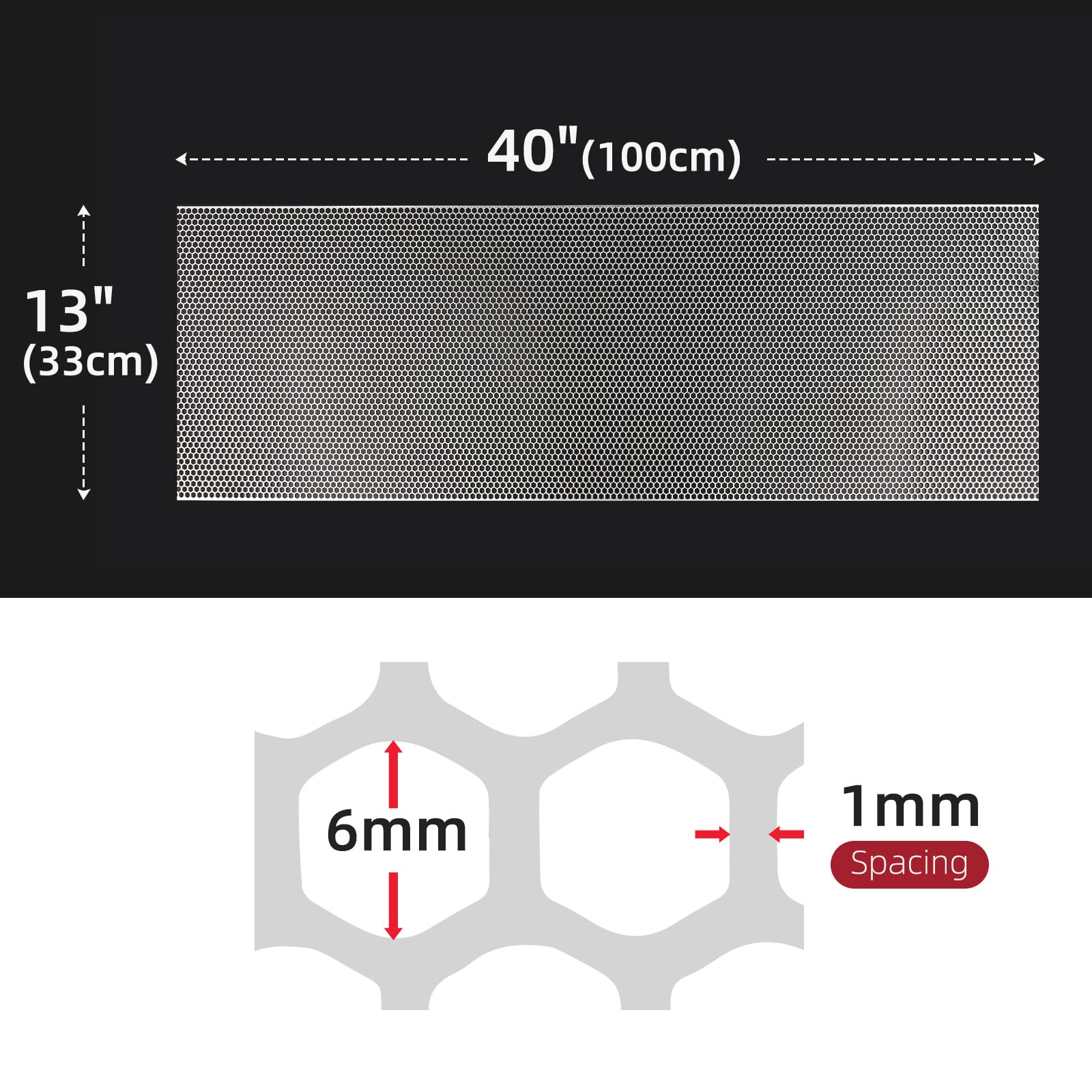 AggAuto close-up of honeycomb pattern displaying protective airflow