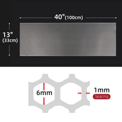 AggAuto close-up of honeycomb pattern displaying protective airflow