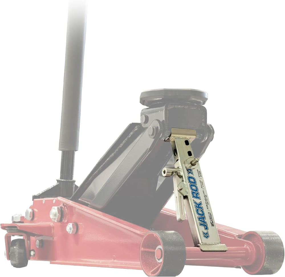 AGM-Products.com front view of jack rod showing compact portable support