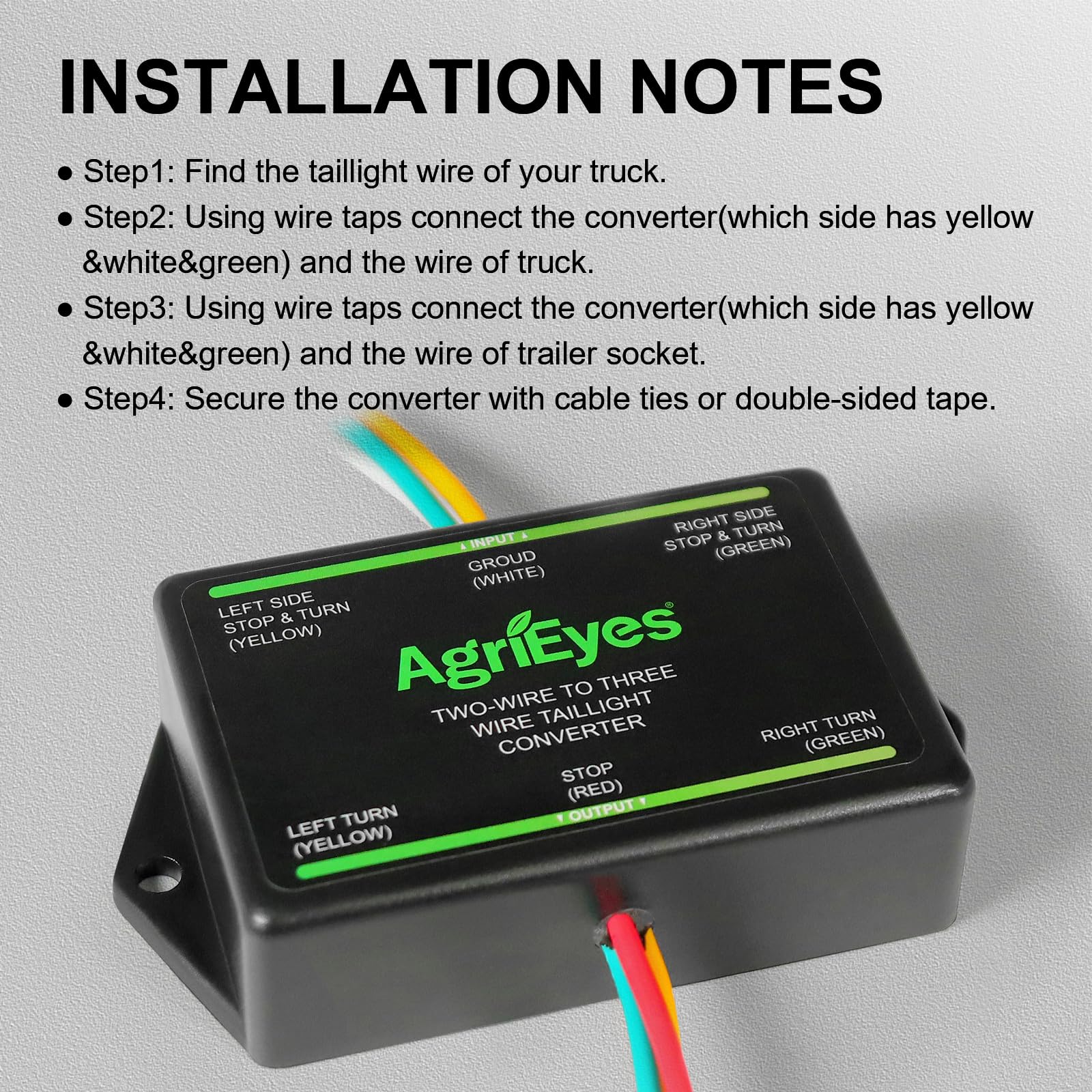 Agrieyes CT012 ABS housing detail highlighting water-resistant durability