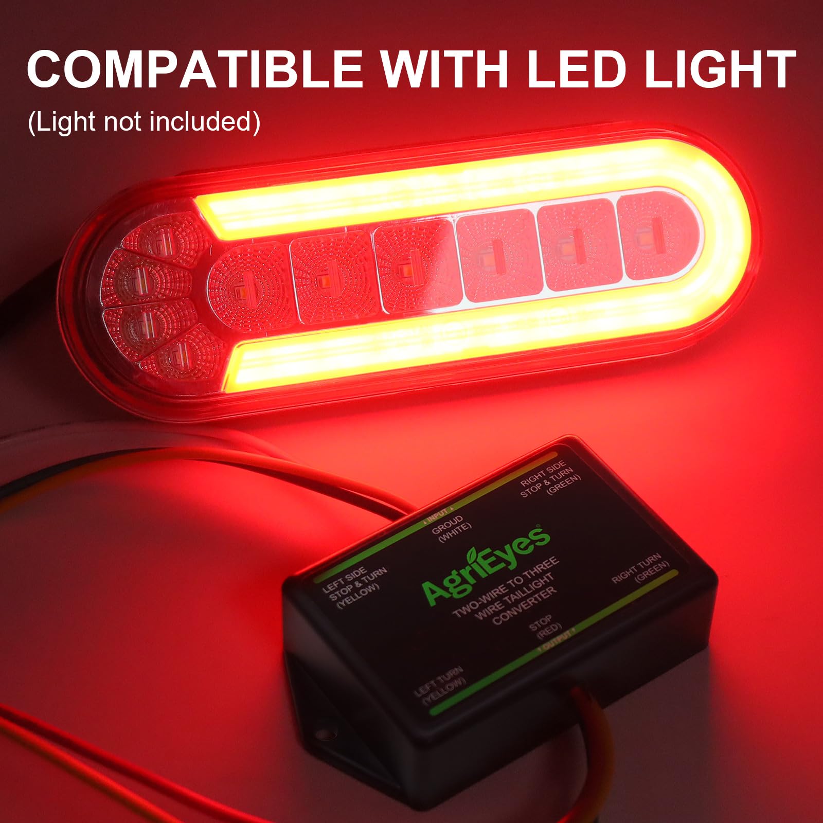 Agrieyes CT012 connected to a 4-way flat socket demonstrating compatibility