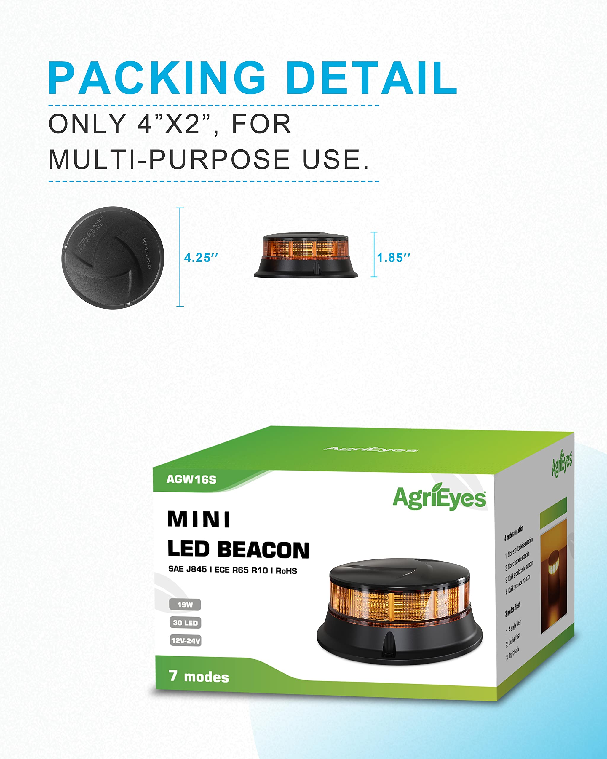 Agrieyes W16S waterproof seal detail illustrating IP67 protection and weather resilience