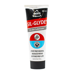 AGS SIL-Glyde front tube showing label and 8 oz size benefit
