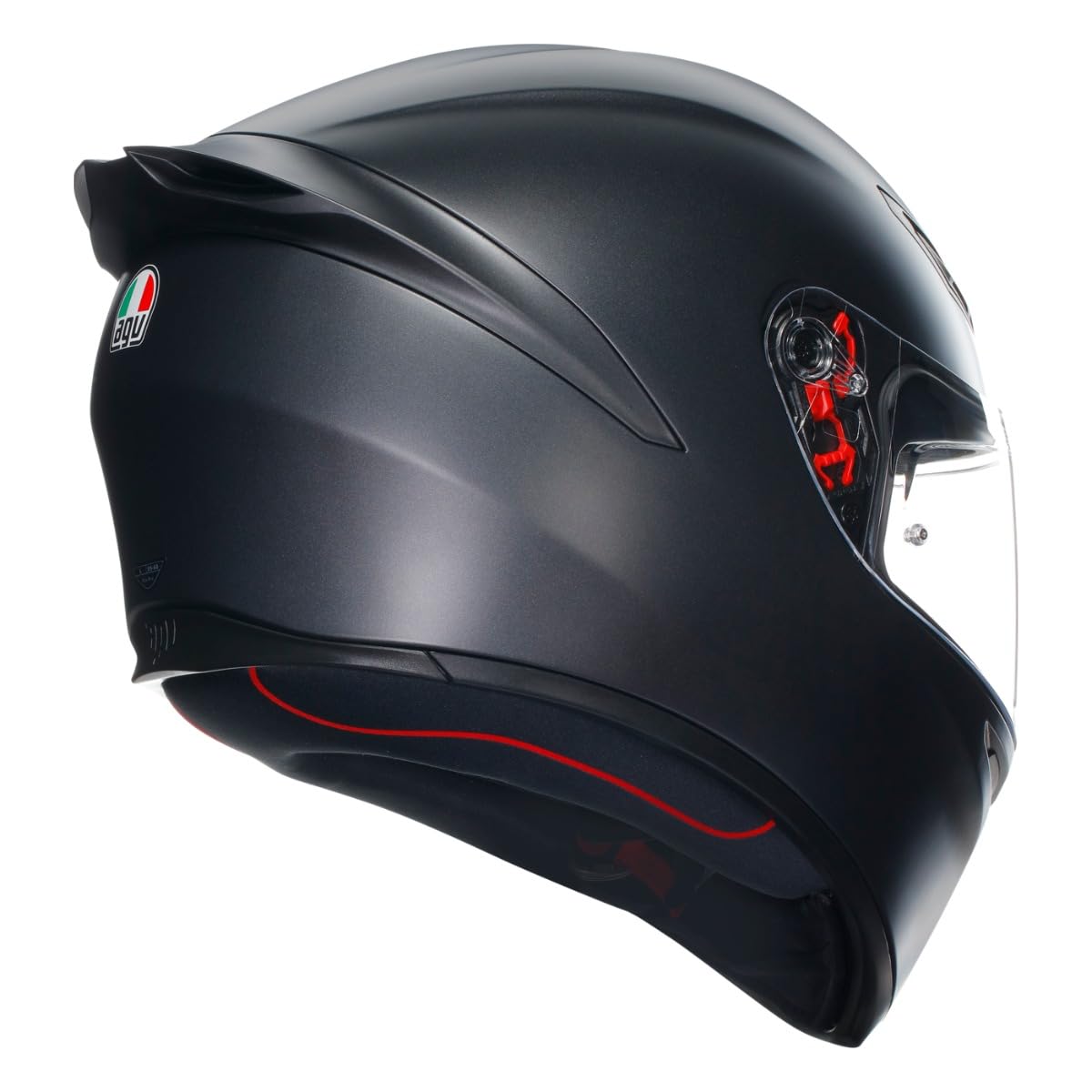 AGV K1 S Street worn by rider in urban setting showing real-world use
