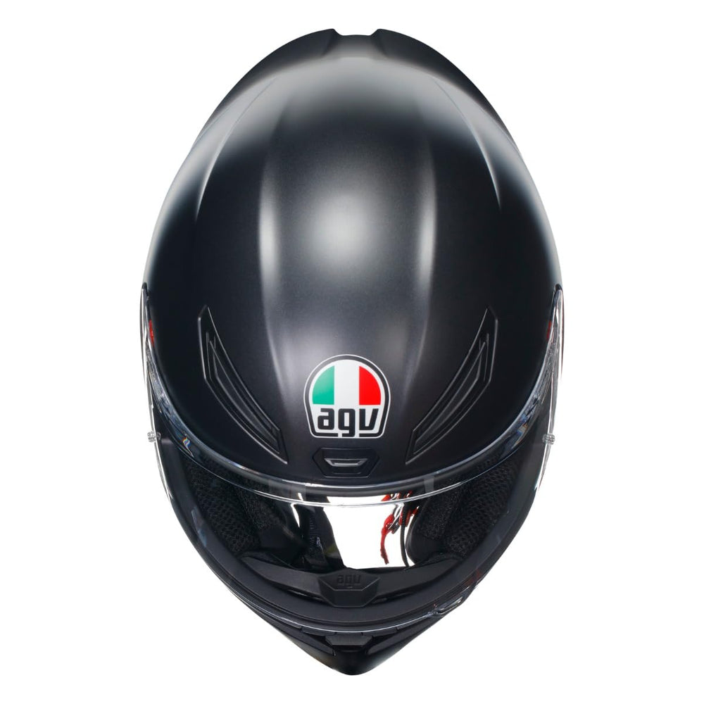AGV K1 S Street held in hand for scale showing medium size and compactness
