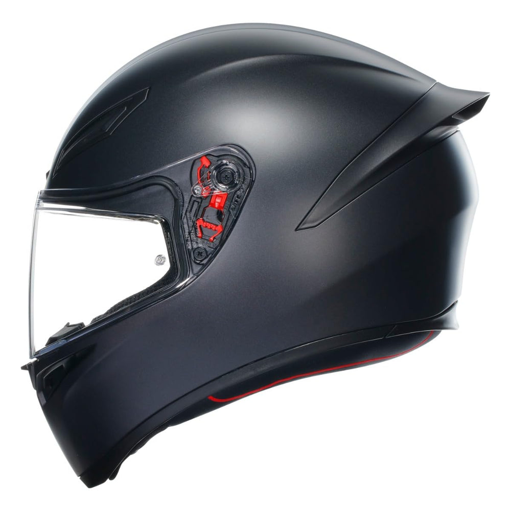 AGV K1 S Street ventilation detail showing intake and extractor airflow