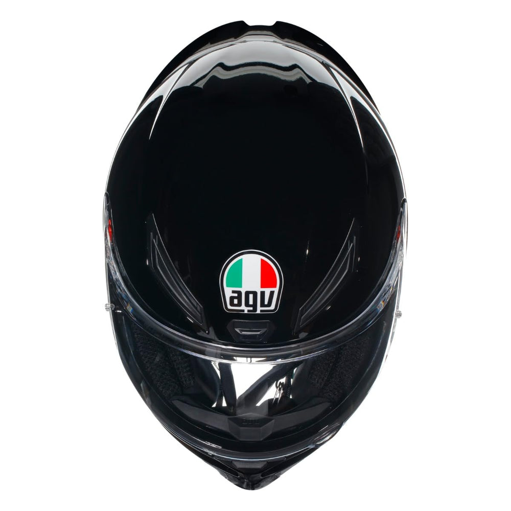 AGV K1 S Street worn on a sportbike in city setting showing road-ready protection