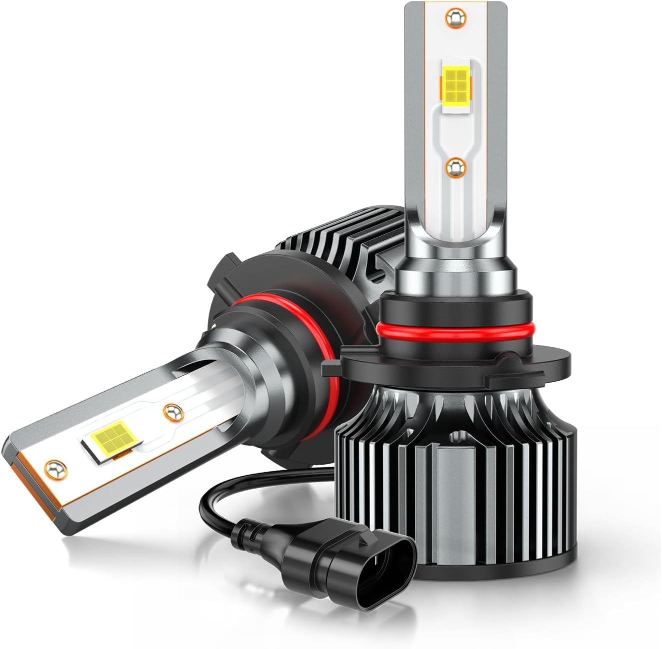 AHXLRLS unboxed pair of high and low beams showing included items