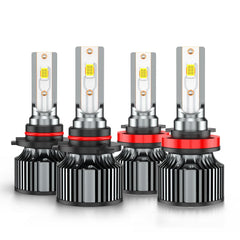 AHXLRLS front packaging showing 4-pack bulbs and fitment benefit