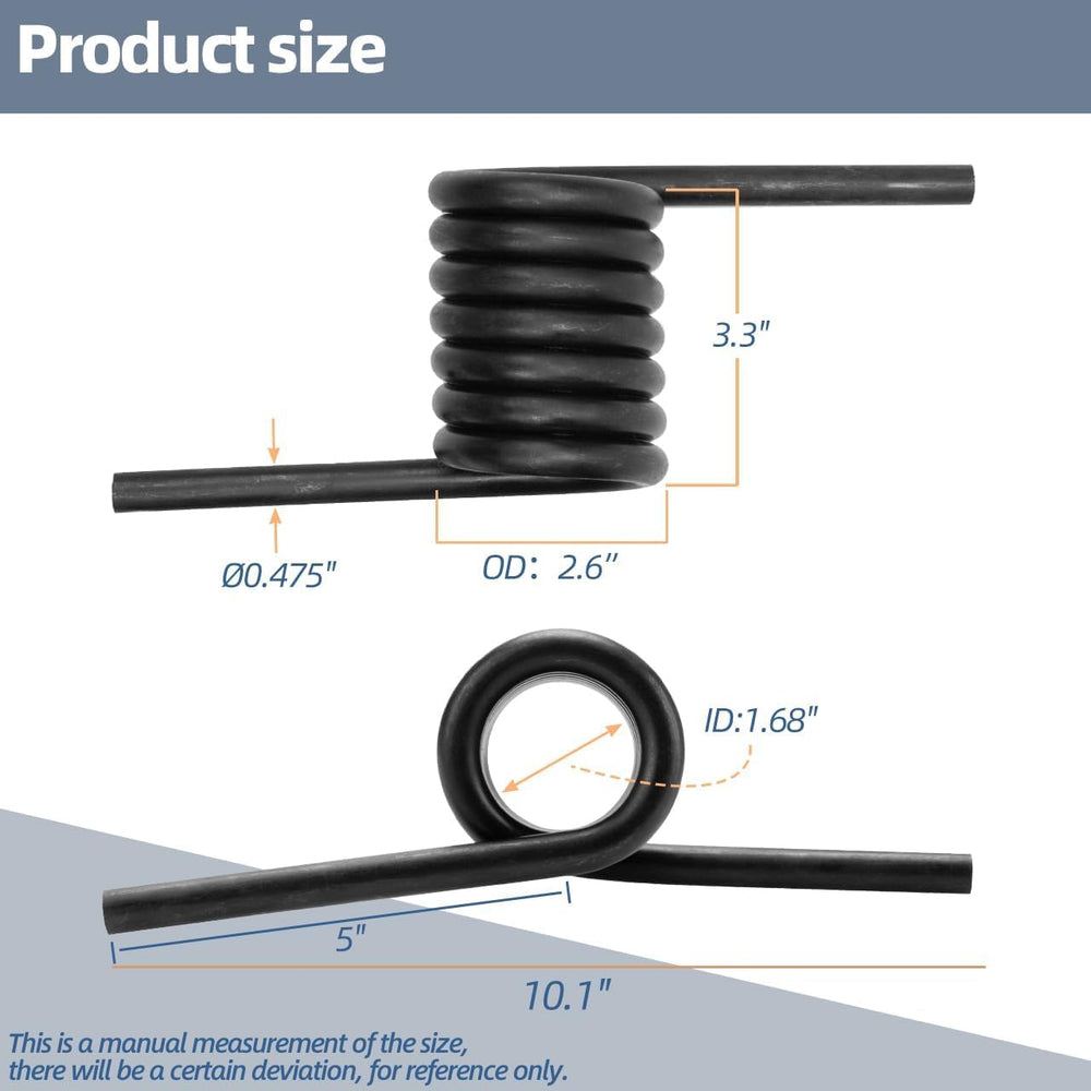 AIB2C left and right springs side-by-side showing matched pair for balanced ramp action