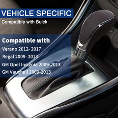 AICARS shift knob installed in Buick Verano cabin enhances interior styling