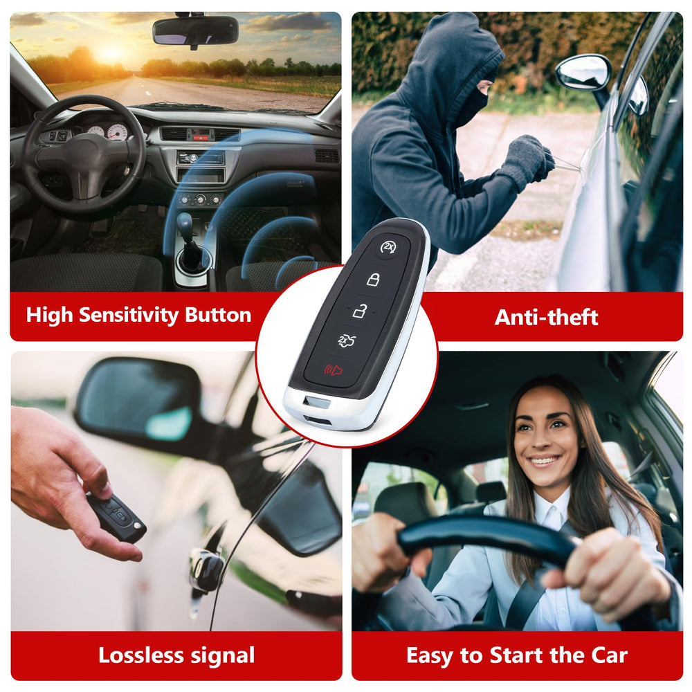 Aichiyu remote on a car center console demonstrating real-world usability and style