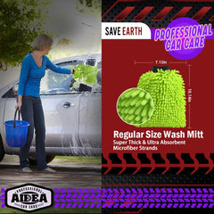 AIDEA close-up of microfiber strands highlighting deep-cleaning ability