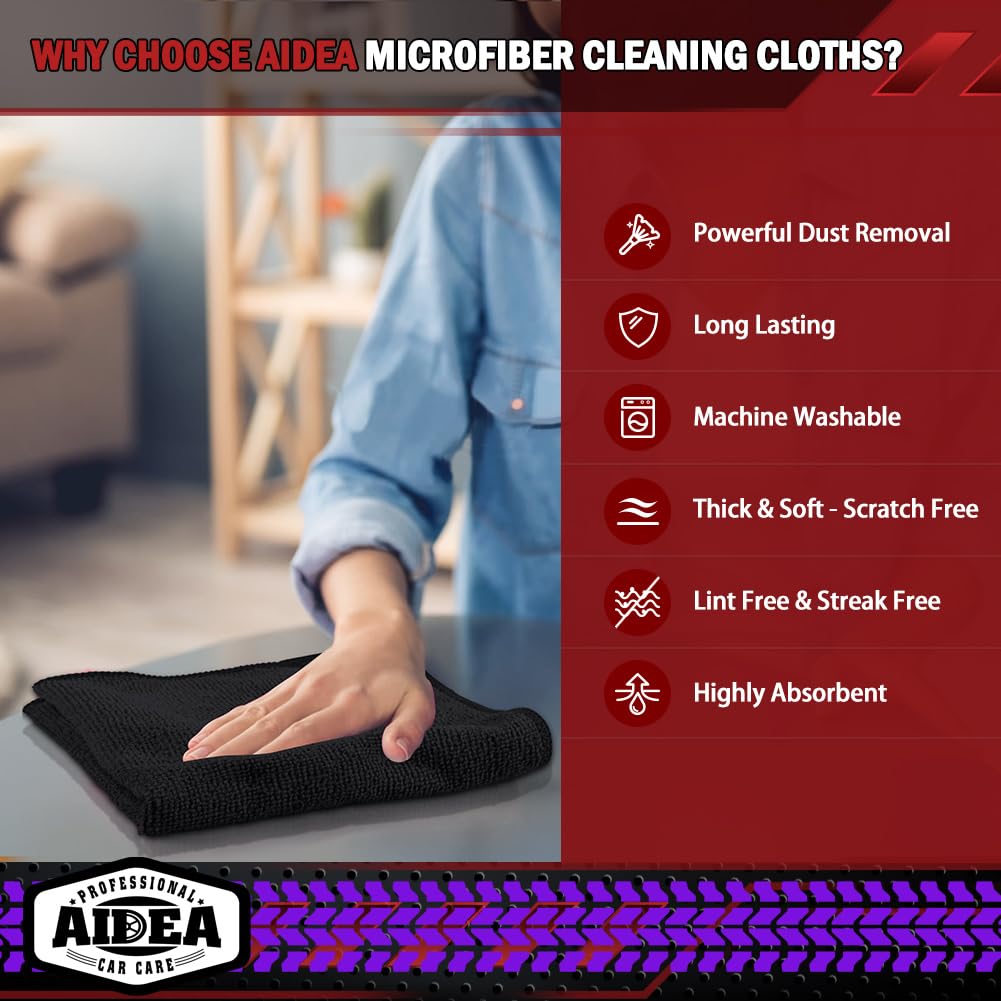 AIDEA macro of microfiber texture highlighting absorbent fibers