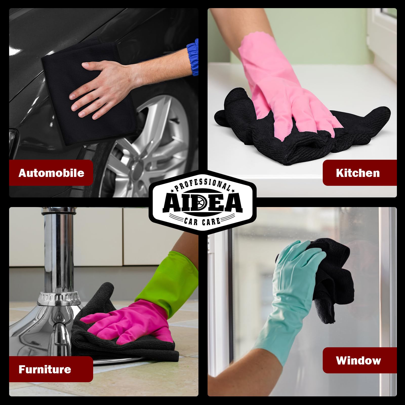 AIDEA cloth polishing car panel to protect paint and shine