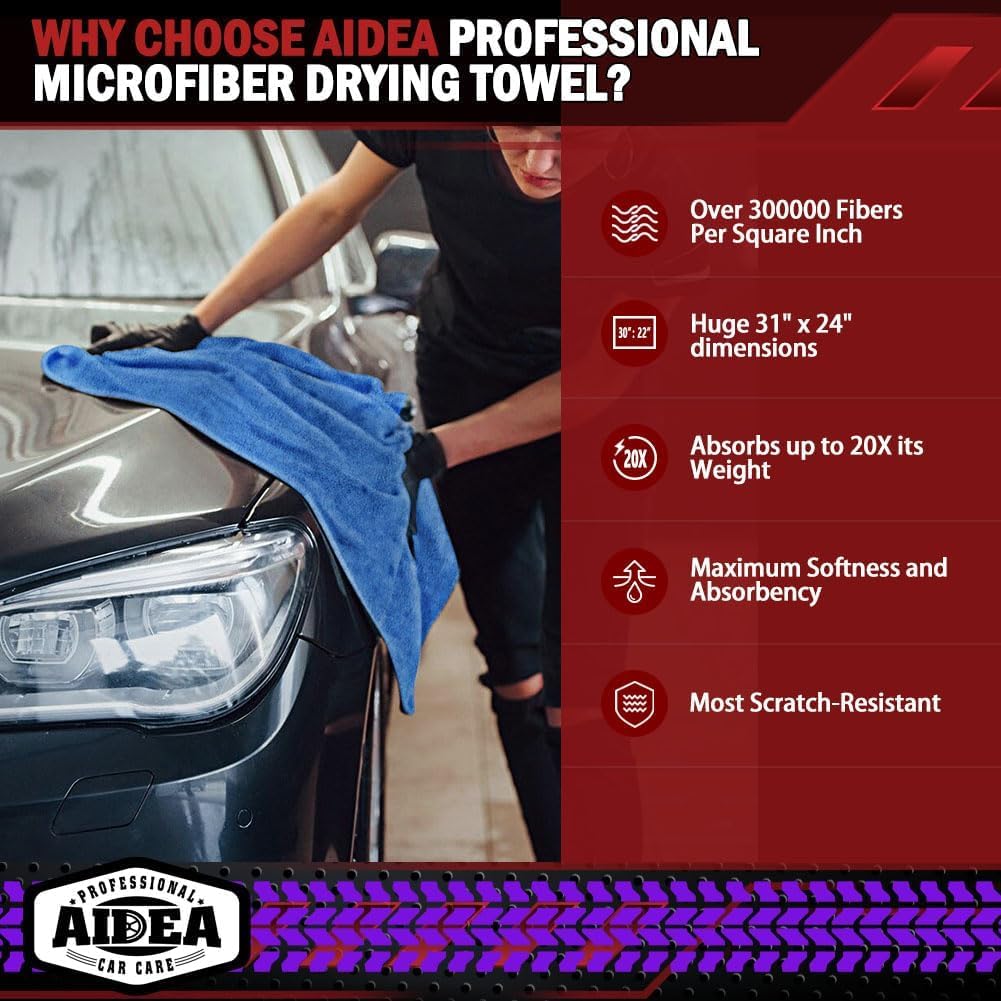 AIDEA close-up fiber texture revealing dense microfiber for rapid absorbency