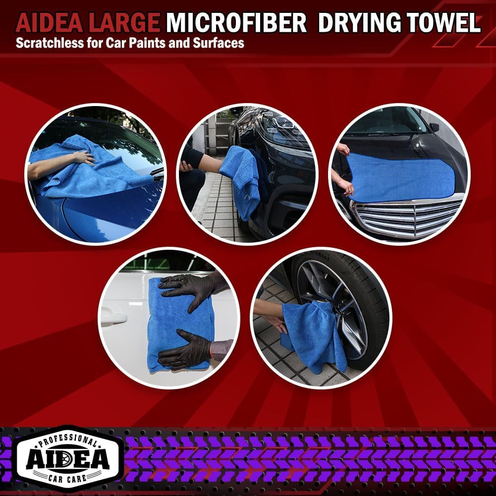 AIDEA towels neatly folded for storage preserving absorbency