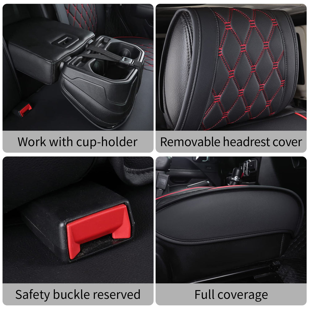 Aierxuan rear seat and label detail highlighting airbag access