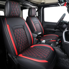 Aierxuan front seat view showing tailored fit and clean appearance