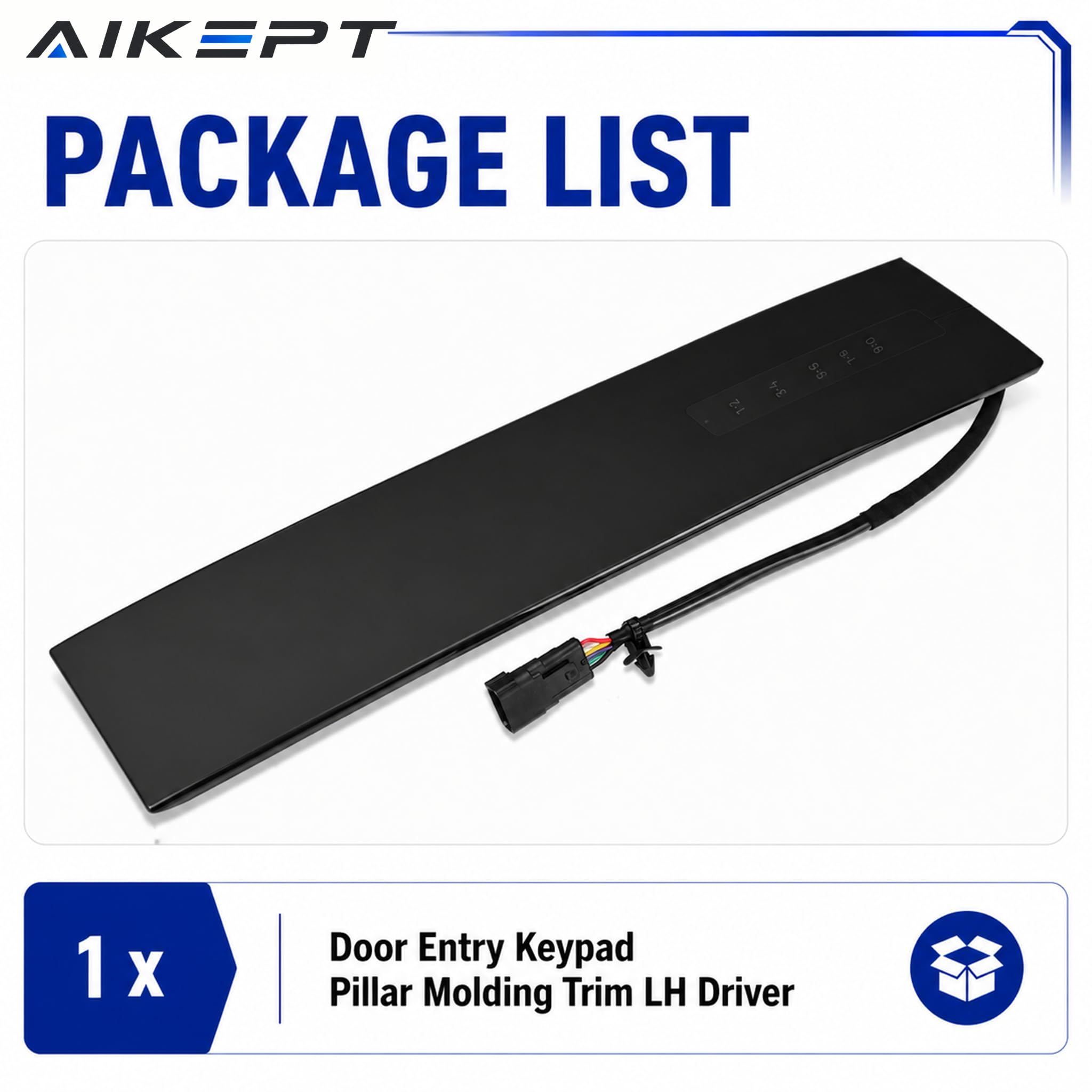 AIKEPT close view of gasket and seal showing weather-resistant keypad protection