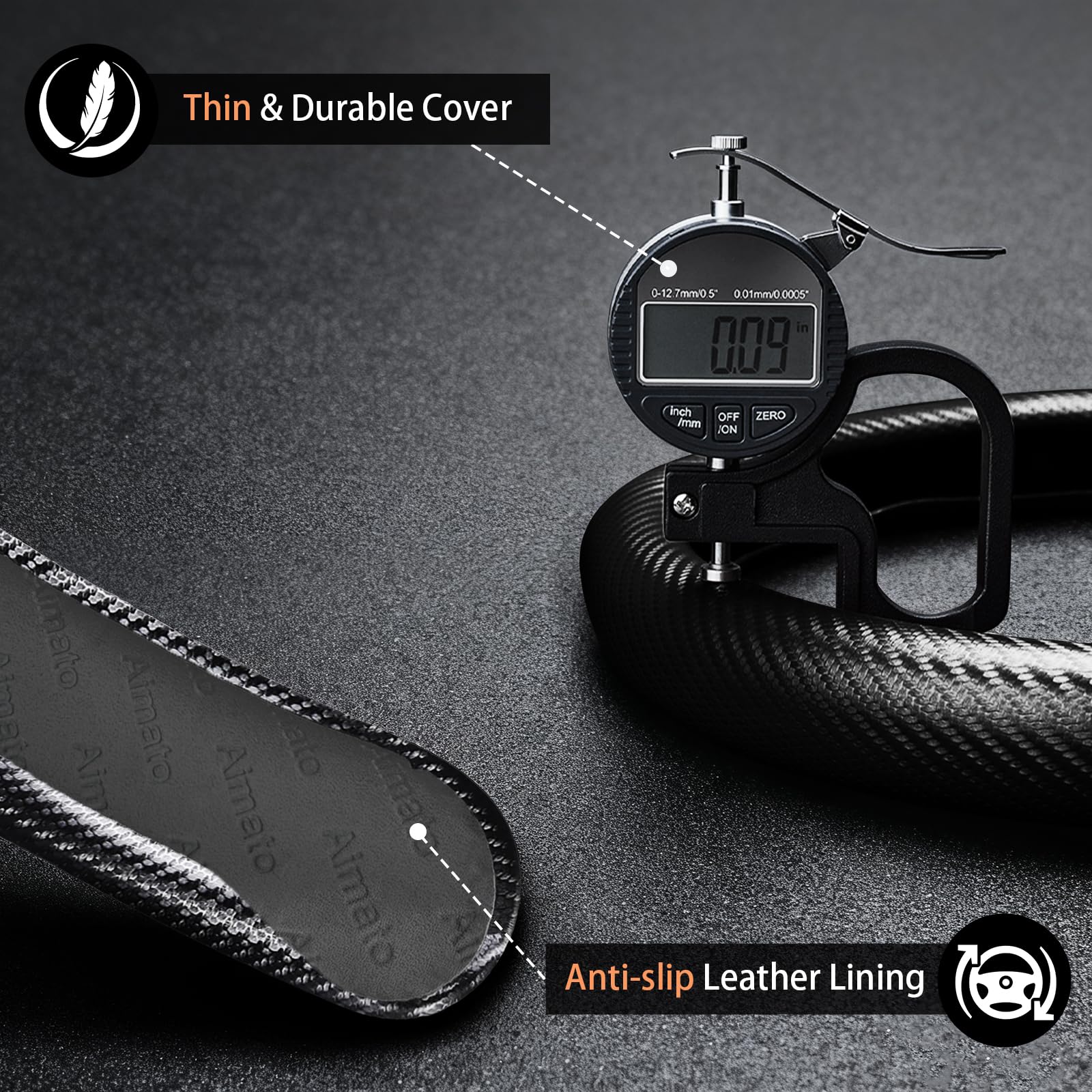 Aimato cover snapping into place demonstrating fast tool-free installation