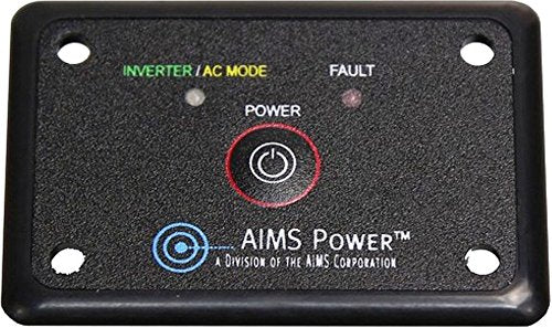 AIMS Power remote wiring close-up showing connections and dip switch for easy installation benefit