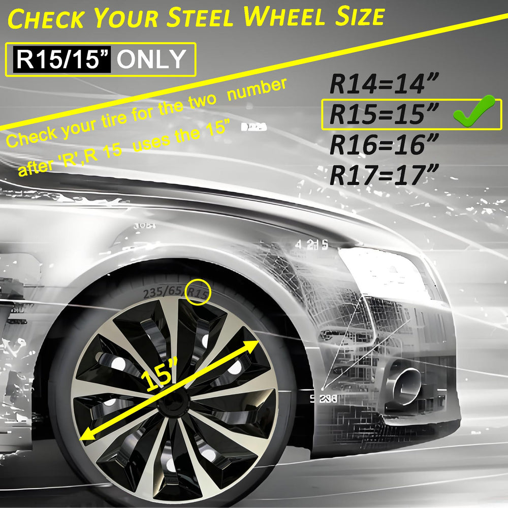 Aiqiying side profile of one hubcap highlighting contour and glossy finish benefit