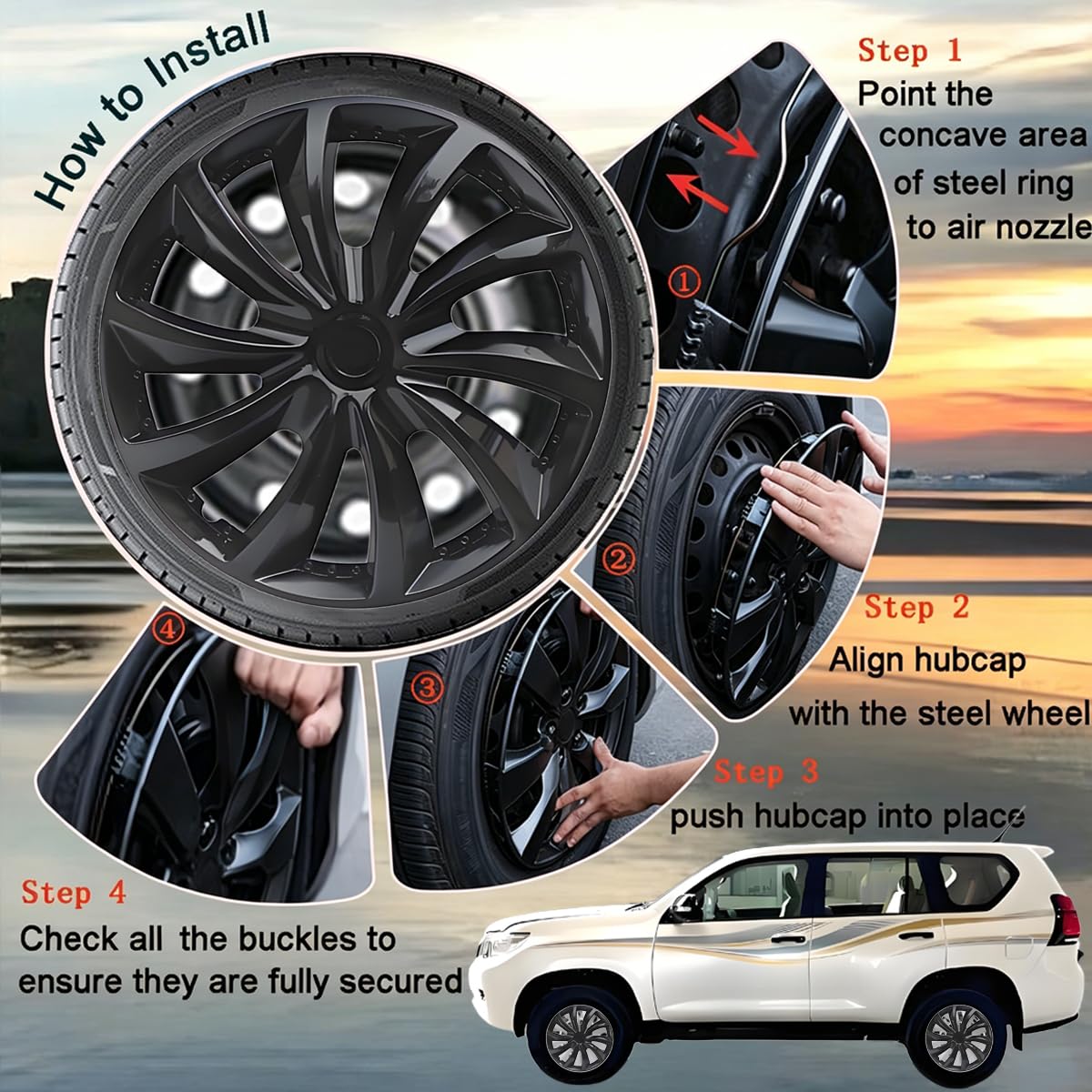 Aiqiying side profile showing snap-fit edge for easy installation