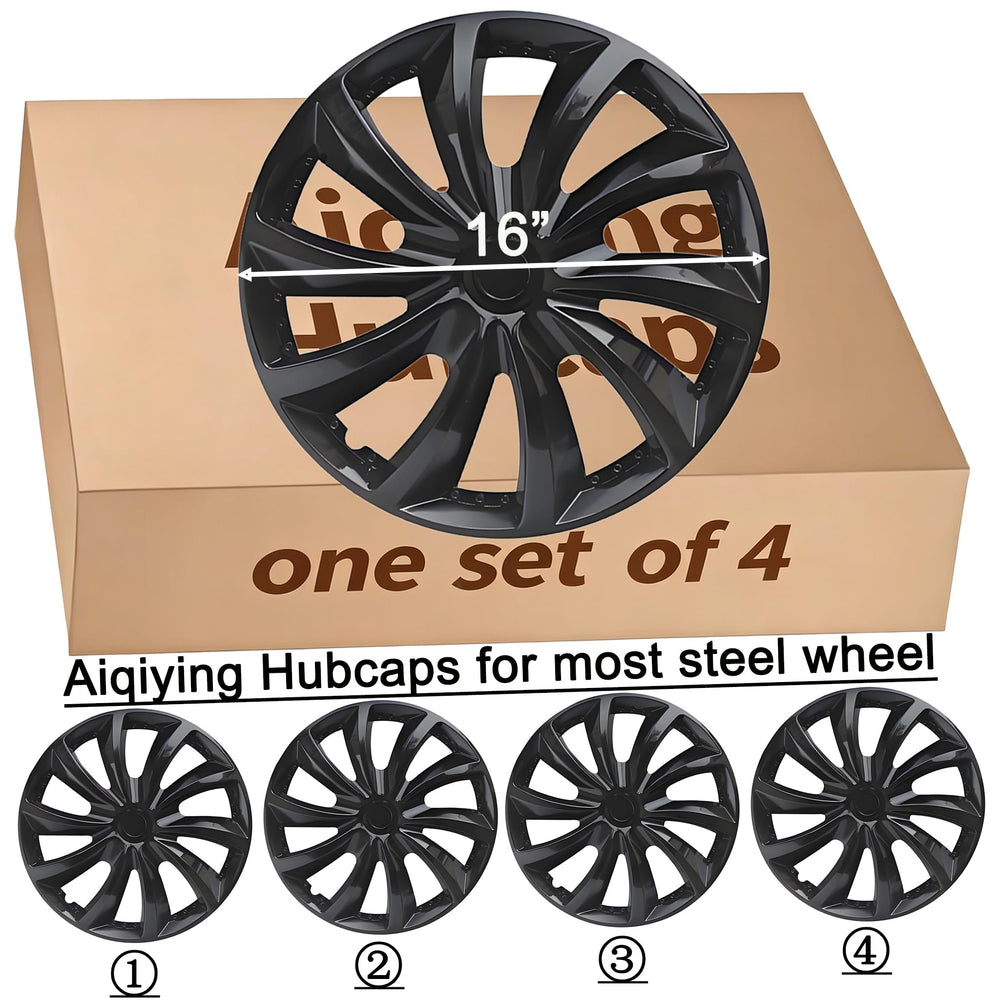 Aiqiying hubcap reflecting light under night lighting for sheen