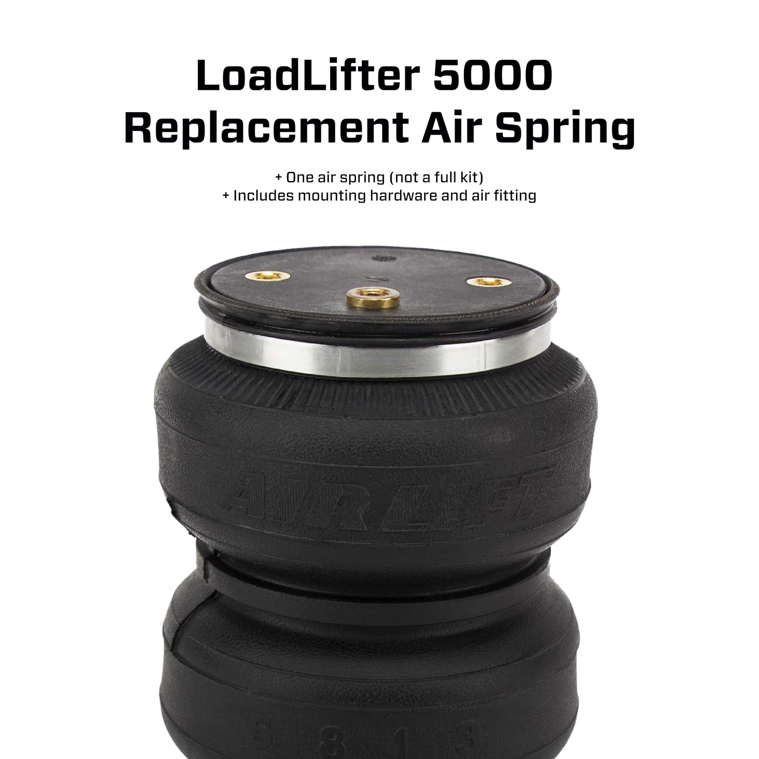 Air Lift 50290 close-up of rubber and synthetic fabric reinforcement highlighting durability