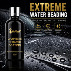 AirTighT graphene ceramic liquid texture on dropper displaying smooth formula for even coverage