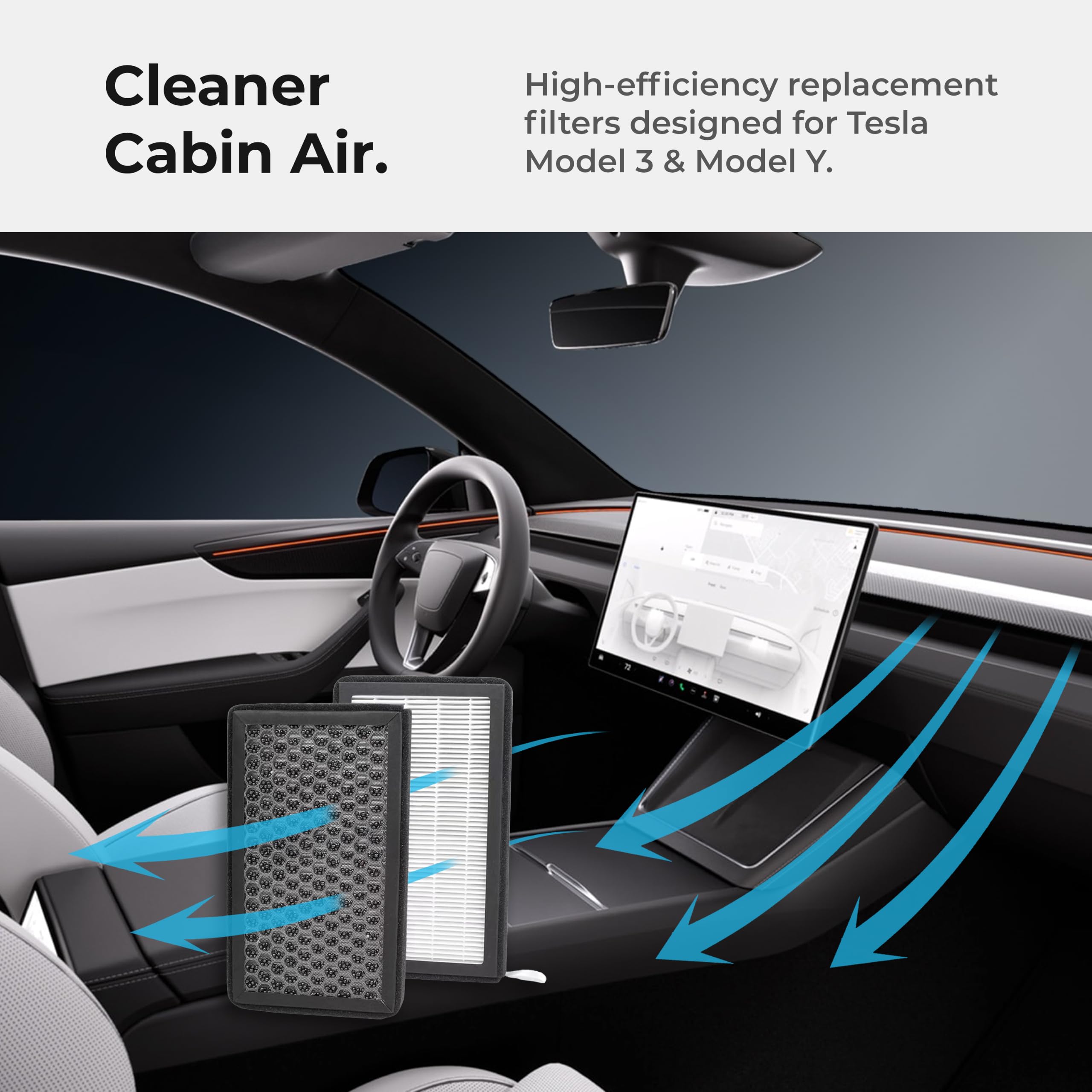 AIRVOLT pack contents and removal tool for quick filter replacement