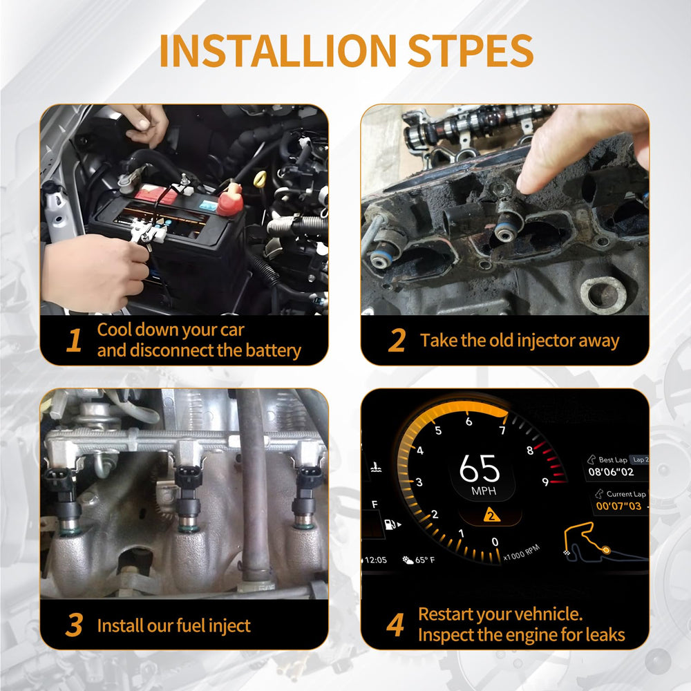 AISHAN injector in garage installation scene supporting DIY replacement confidence