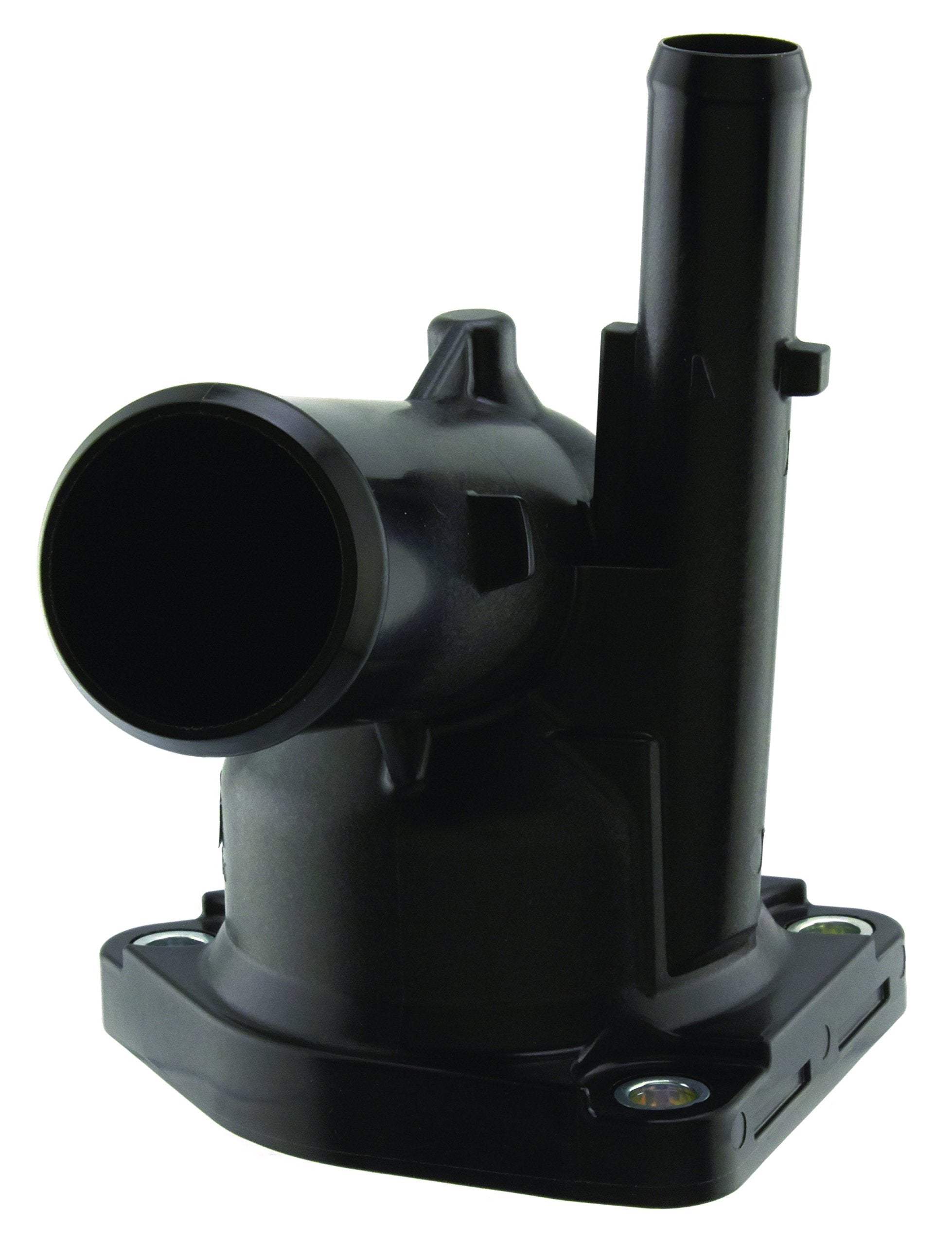 AISIN thermostat front assembly installed, showing fit and reliable temperature control