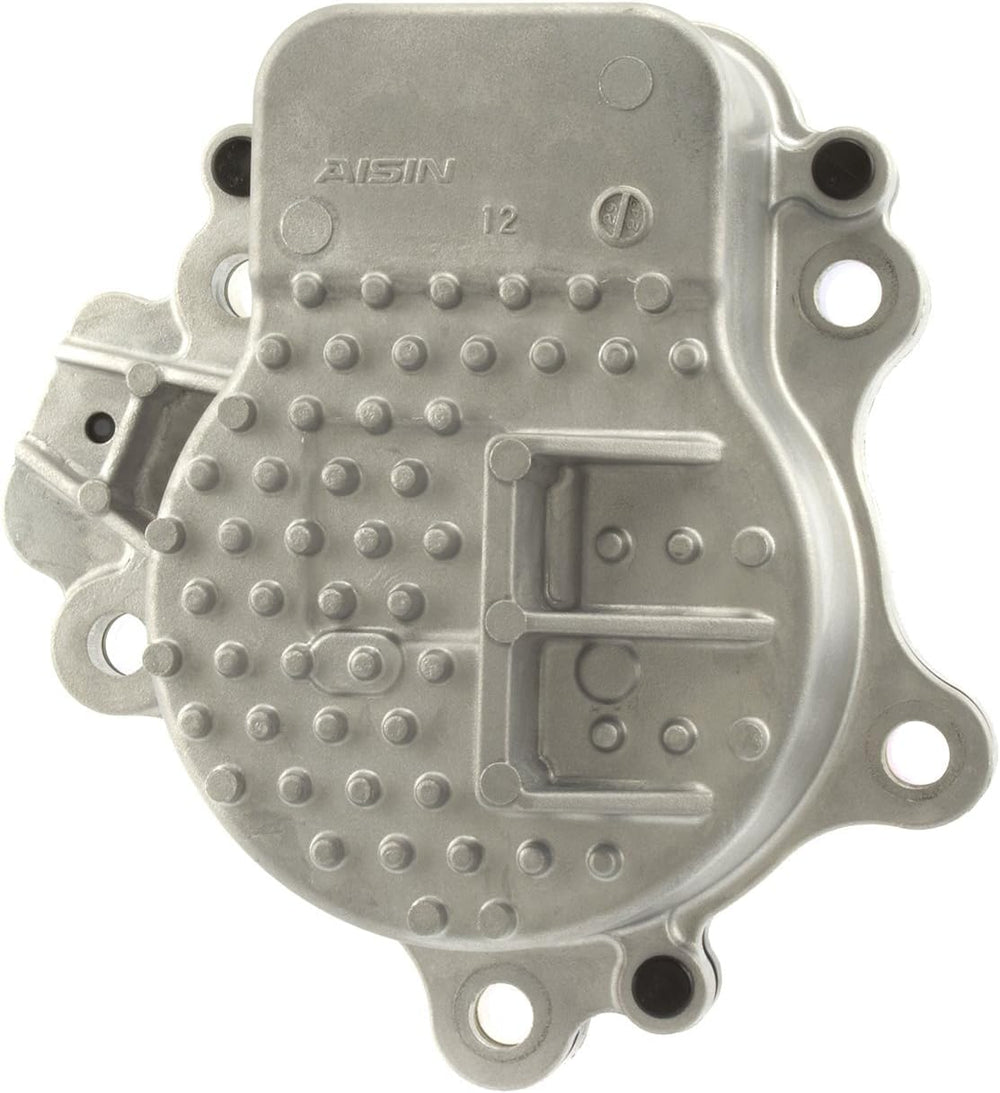 AISIN water pump front profile showing housing and mounting points, improving fit accuracy