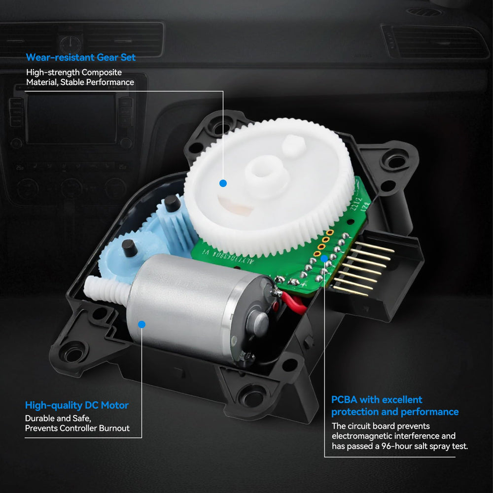 AITKEN detailed shot of gear teeth and motor for reliable temperature control