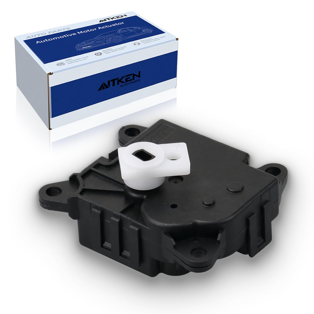 AITKEN front view of left side actuator showing shape and fit for easy replacement