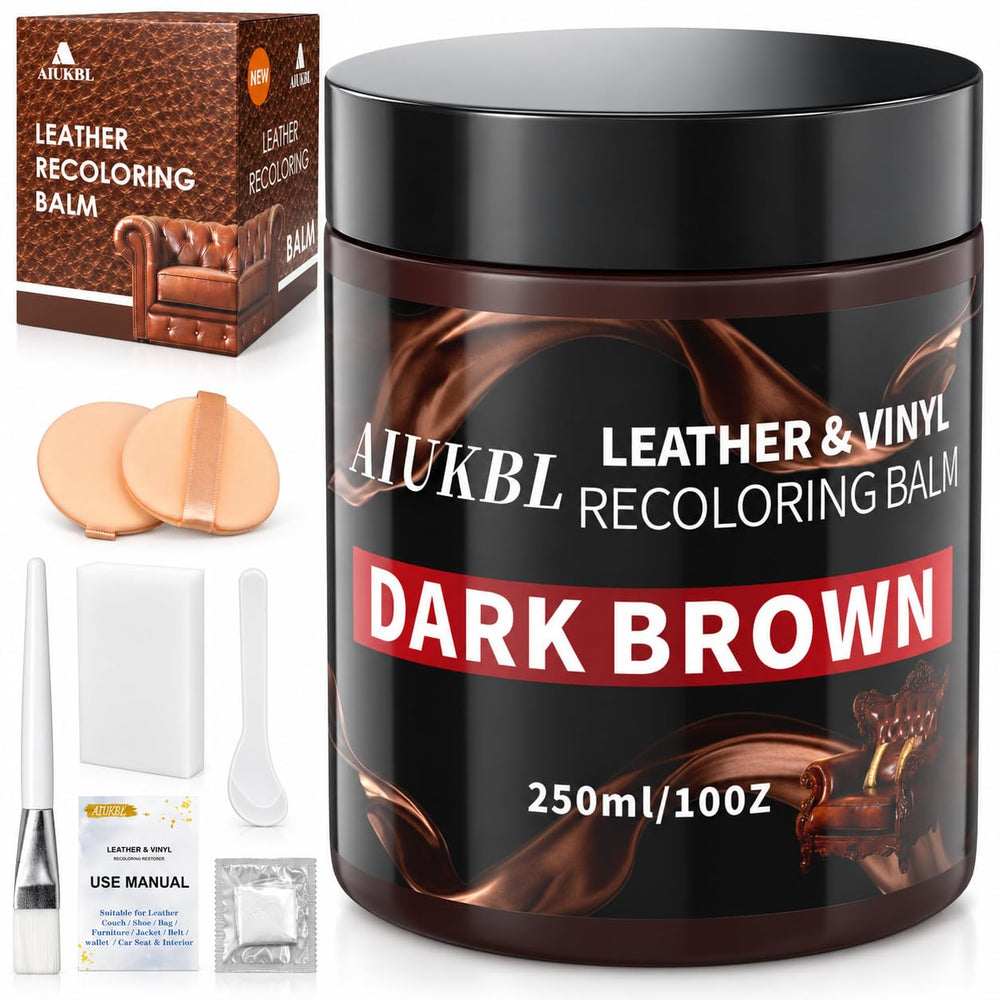 AIUKBL dark brown jar front packaging showing product and color restoration benefit
