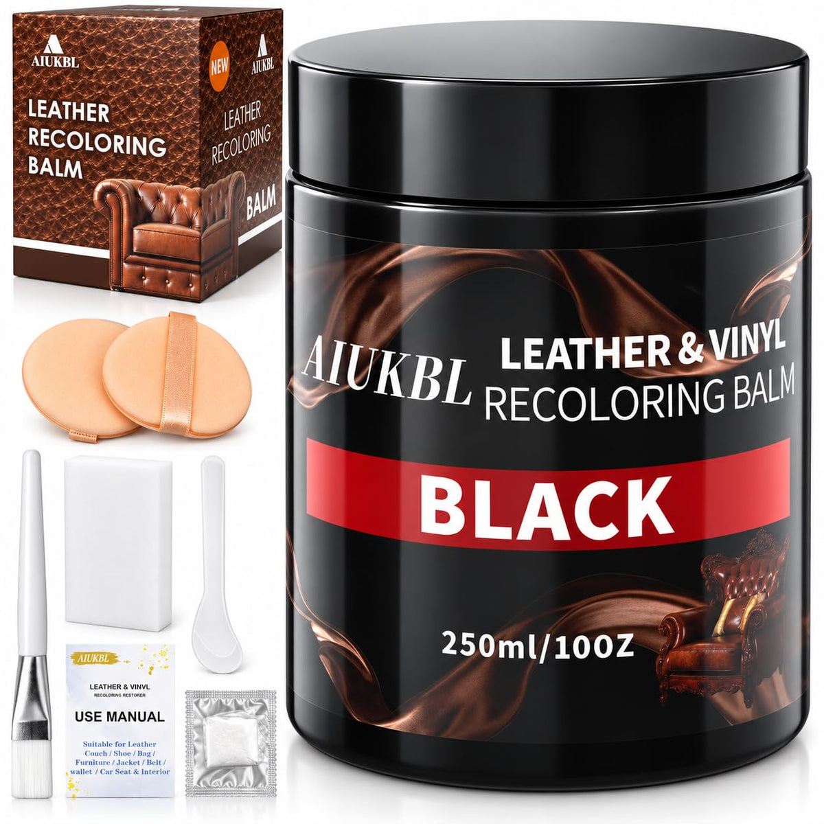 AIUKBL front packaging view showing product purpose and easy use