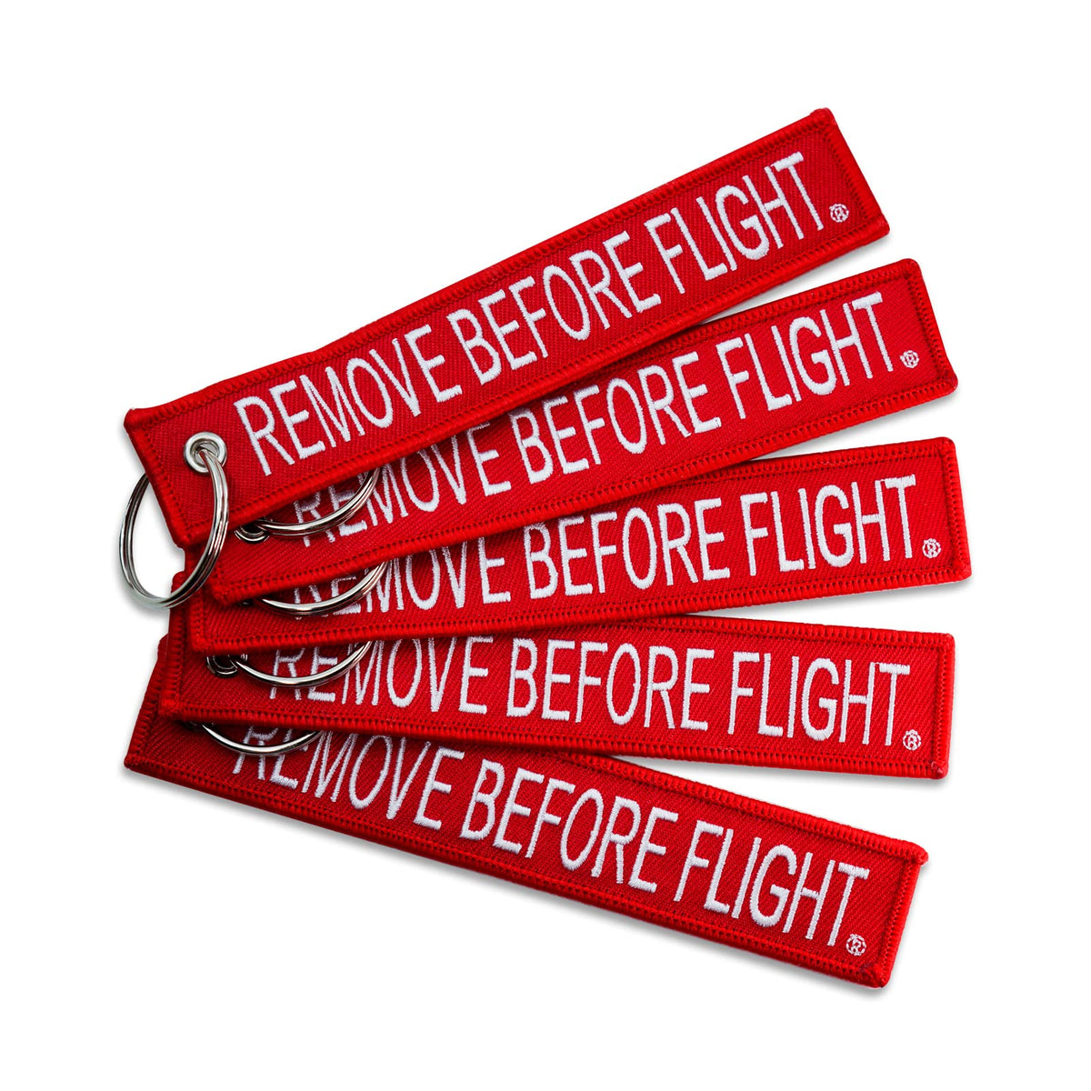 AIXEPA front view showing red white tag and readable text for visibility