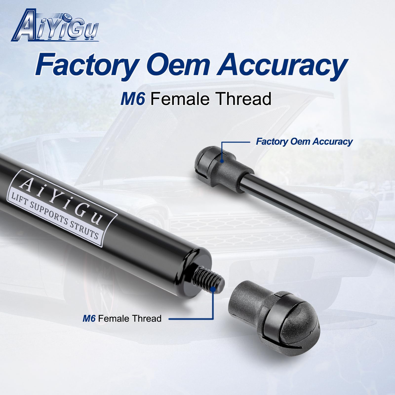 AiYiGu ball-socket mount detail for easy clip-on installation benefit